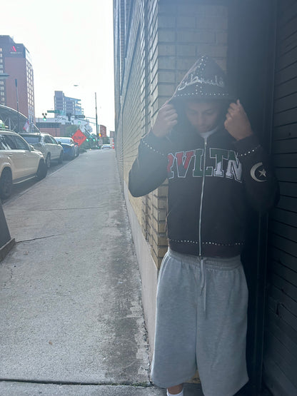 Palestine Nationality Zip Up