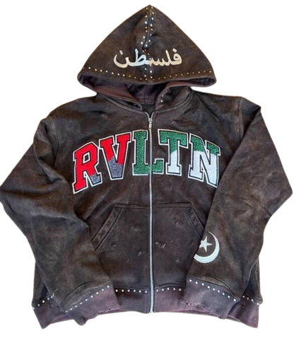 Palestine Nationality Zip Up