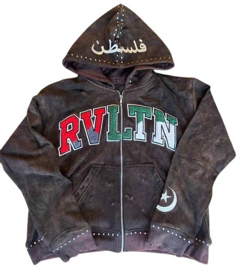 Palestine Nationality Zip Up